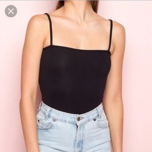 black brandy bodysuit